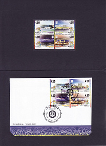 Украина _, 2012, ЕВРО, Футбольные арены, квартблок + КПД, буклет